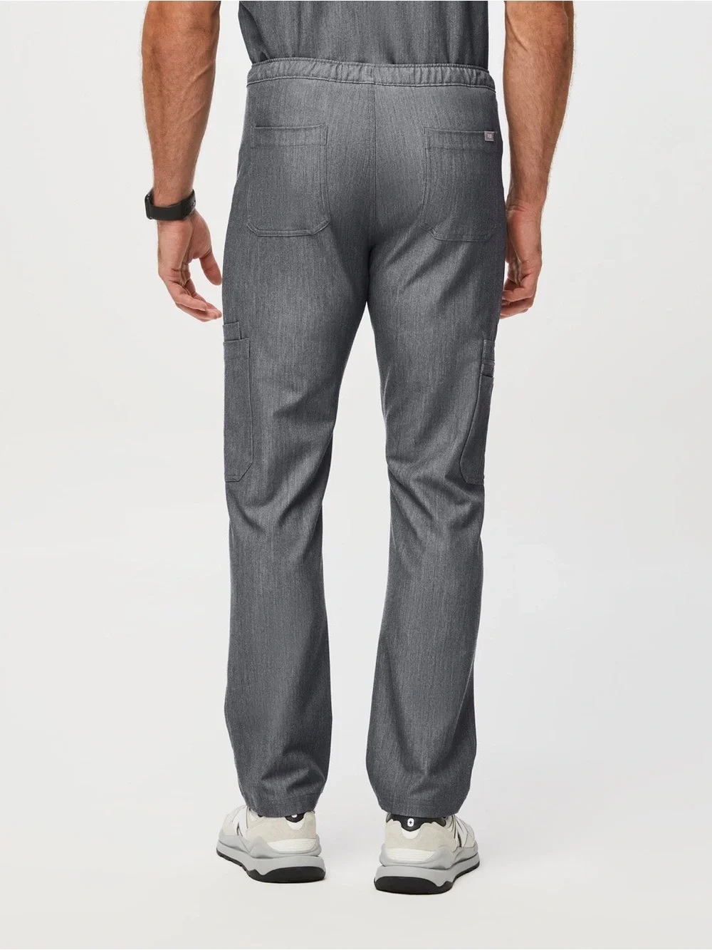 Men's Figs Graphite Gray Drawstring Cairo Cargo Scrub Pants size XXL
